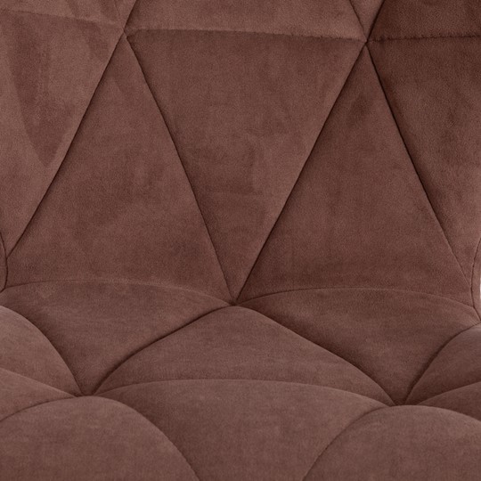 Офисное кресло SELFI флок , коричневый, арт.15297 в Элисте - изображение 5