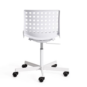 Кресло офисное SKALBERG OFFICE (mod. C-084-B) металл/пластик, White (белый) арт.19803 в Элисте - предосмотр 3