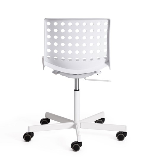 Кресло офисное SKALBERG OFFICE (mod. C-084-B) металл/пластик, White (белый) арт.19803 в Элисте - изображение 3