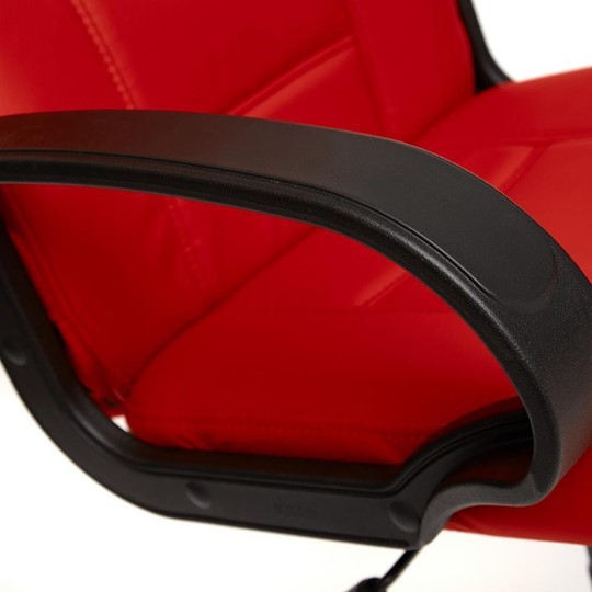 Офисное кресло СН747 кож/зам, красный, арт.7707 в Элисте - изображение 5