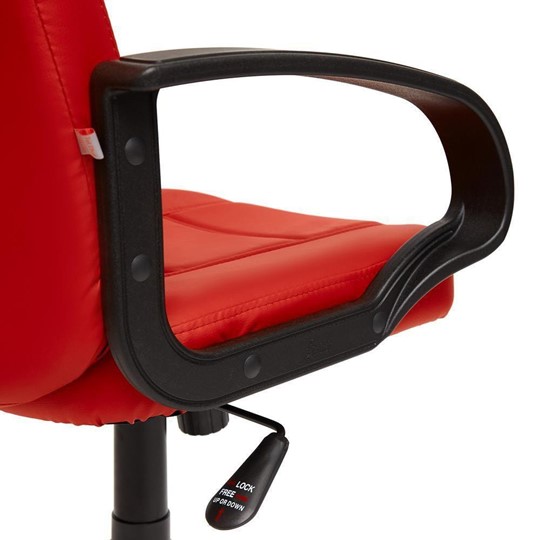 Офисное кресло СН747 кож/зам, красный, арт.7707 в Элисте - изображение 7