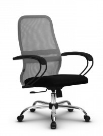 Компьютерное кресло SU-CK130-8 CH серый/черный в Элисте