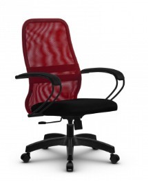 Офисное кресло SU-CK130-8 PL красный/черный в Элисте