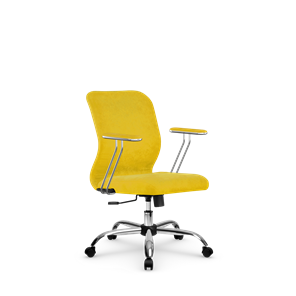 Компьютерное кресло SU-Mr-4/подл.078/осн.003 желтый в Элисте - предосмотр