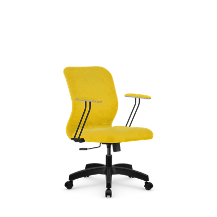 Офисное кресло SU-Mr-4/подл.079/осн.001 желтый в Элисте - изображение