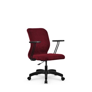 Кресло компьютерное SU-Mr-4/подл.109/осн.005 красный в Элисте