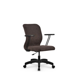 Кресло компьютерное SU-Mr-4/подл.109/осн.005 темно-коричневый в Элисте - предосмотр