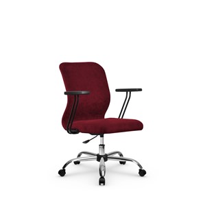 Офисное кресло SU-Mr-4/подл.109/осн.006 красный в Элисте