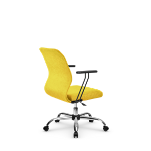 Кресло компьютерное SU-Mr-4/подл.109/осн.006 желтый в Элисте - предосмотр 1
