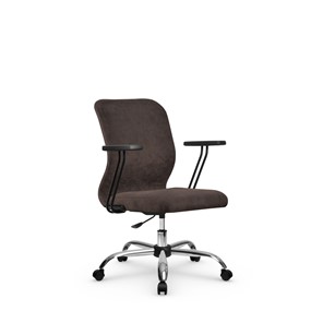 Офисное кресло SU-Mr-4/подл.109/осн.006 темно-коричневый в Элисте - предосмотр