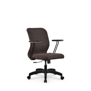 Офисное кресло SU-Mr-4/подл.110/осн.001 темно-коричневый в Элисте