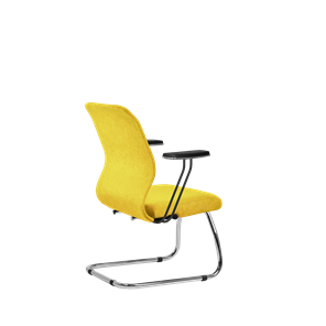 Кресло компьютерное SU-Mr-4/подл.110/осн.007 желтый в Элисте - предосмотр 1