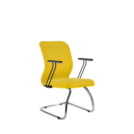 Кресло компьютерное SU-Mr-4/подл.110/осн.007 желтый в Элисте - изображение