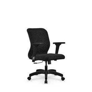 Офисное кресло SU-Mr-4/подл.200/осн.001 черный в Элисте - предосмотр