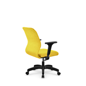 Кресло компьютерное SU-Mr-4/подл.200/осн.001 желтый в Элисте - предосмотр 1