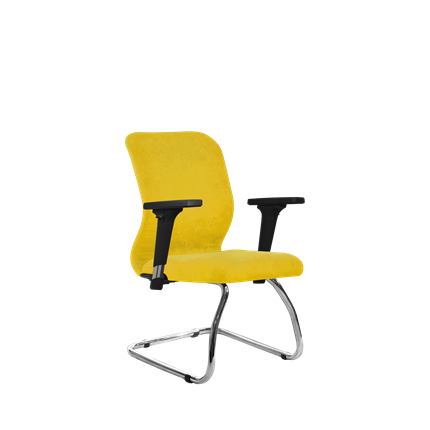Офисное кресло SU-Mr-4/подл.200/осн.007 желтый в Элисте - изображение