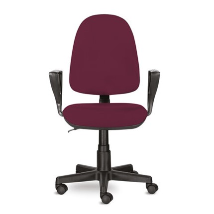Офисное кресло Brabix Prestige Ergo MG-311 (регулируемая эргономичная спинка, ткань, бордовое) в Элисте - изображение