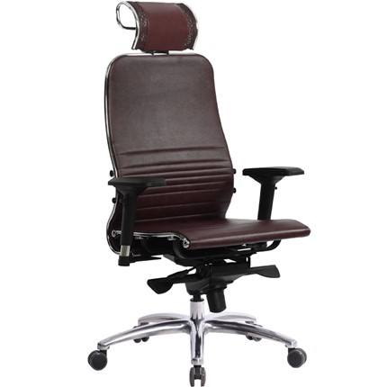 Офисное кресло Samurai K-3.04 темно-бордовый в Элисте - изображение