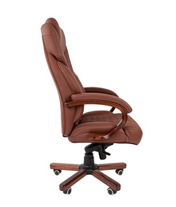 Кресло компьютерное CHAIRMAN 406, коричневый в Элисте - предосмотр 3