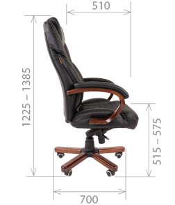 Кресло компьютерное CHAIRMAN 406, коричневый в Элисте - предосмотр 5