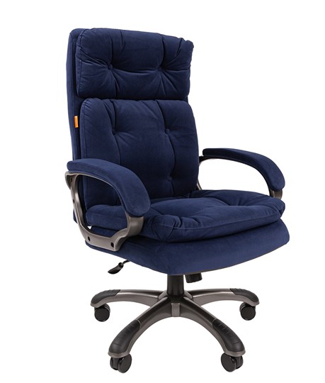Кресло компьютерное CHAIRMAN 442 Ткань синий в Элисте - изображение 1