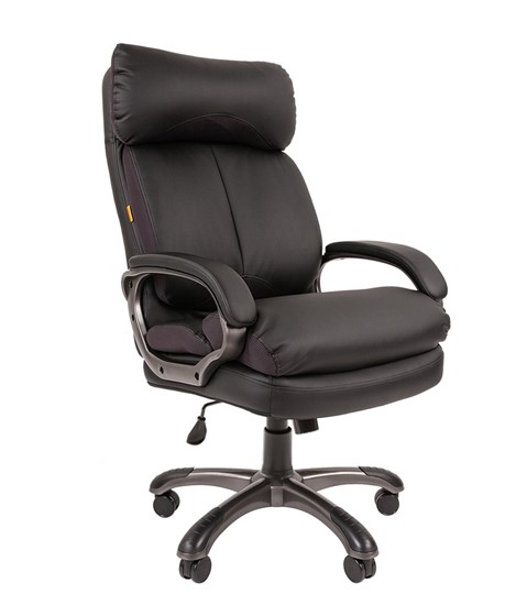 Компьютерное кресло CHAIRMAN 505 Экокожа черная в Элисте - изображение 1