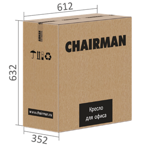 Кресло CHAIRMAN 698 CHROME new Сетка TW-04 (серый) в Элисте - предосмотр 6