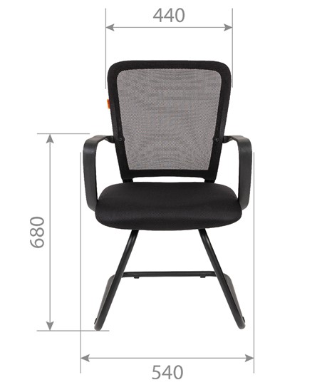 Кресло CHAIRMAN 698V Сетка TW (оранжевый) в Элисте - изображение 4