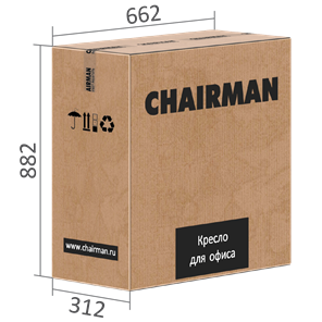 Офисное кресло CHAIRMAN 950LT Экокожа коричневая в Элисте - предосмотр 6
