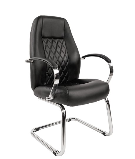 Офисное кресло CHAIRMAN 950V Экокожа черная в Элисте - изображение 1