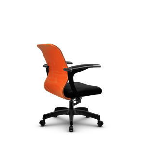 Компьютерное кресло SU-M-4/подл.160/осн.001, Оранжевый/Черный в Элисте - предосмотр 2