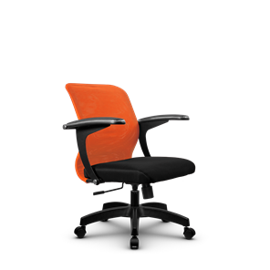Компьютерное кресло SU-M-4/подл.160/осн.001, Оранжевый/Черный в Элисте - предосмотр