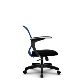 Компьютерное кресло SU-M-4/подл.160/осн.001, Синий/Черный в Элисте - предосмотр 1