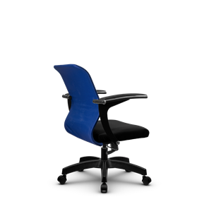 Компьютерное кресло SU-M-4/подл.160/осн.001, Синий/Черный в Элисте - предосмотр 2