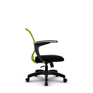 Кресло компьютерное SU-M-4/подл.160/осн.001, Зеленый/Черный в Элисте - предосмотр 1