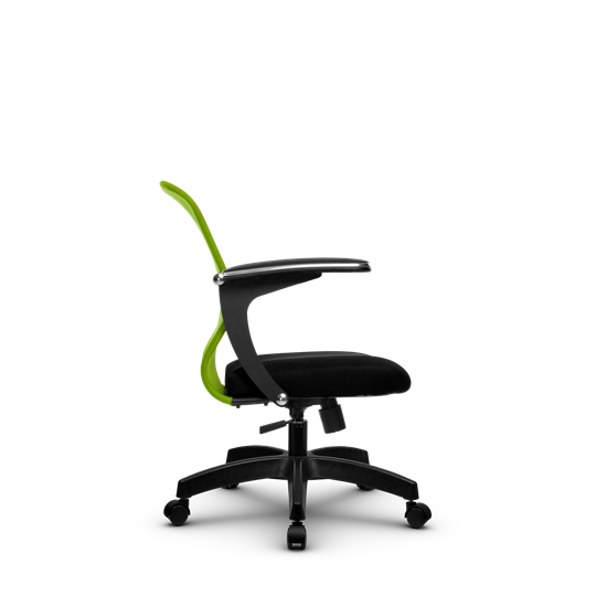Кресло компьютерное SU-M-4/подл.160/осн.001, Зеленый/Черный в Элисте - изображение 1