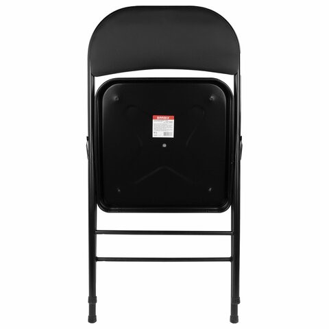 Офисный стул складной Brabix Golf Plus CF-003 Комфорт (черный каркас, кожзам черный) 531566 в Элисте - изображение 6