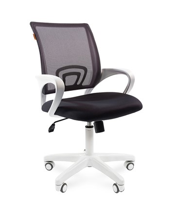 Компьютерное кресло CHAIRMAN 696 white, tw12-tw04 серый в Элисте - изображение
