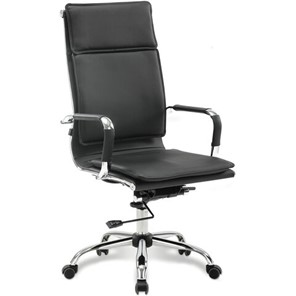 Кресло офисное Brabix Cube EX-523 (экокожа, хром, черное) 531946 в Элисте