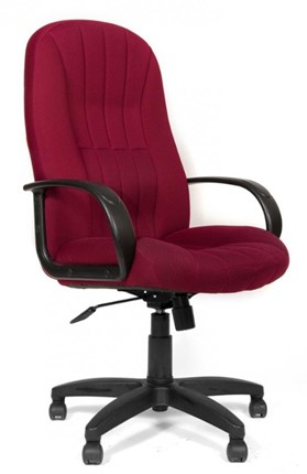 Кресло компьютерное CHAIRMAN 685, ткань TW 13, цвет бордо в Элисте - изображение