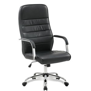 Кресло офисное Brabix Stark EX-547 (экокожа, хром, черное) в Элисте