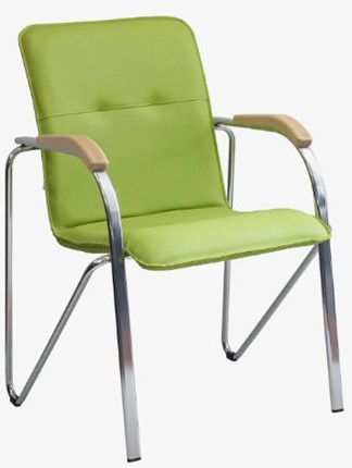 Офисный стул Samba Chrome салатовый в Элисте - изображение