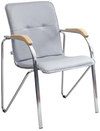 Офисный стул Samba Chrome серый в Элисте - изображение