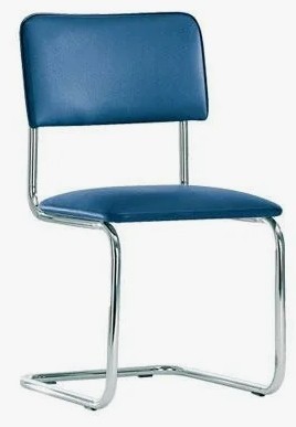 Офисный стул Sylwia chrome синий в Элисте - изображение