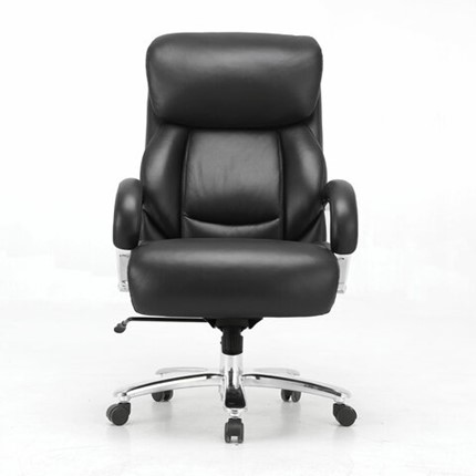 Офисное кресло Brabix Premium Pride HD-100 (натуральная кожа, черное) 531940 в Элисте - изображение