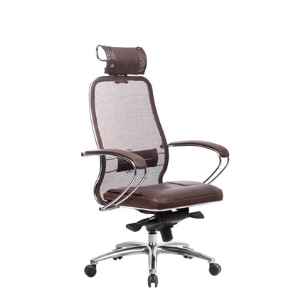 Офисное кресло Samurai SL-2.04, темно-коричневый в Элисте - изображение