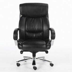 Кресло Brabix Premium Direct EX-580 (хром, рециклированная кожа, черное) в Элисте