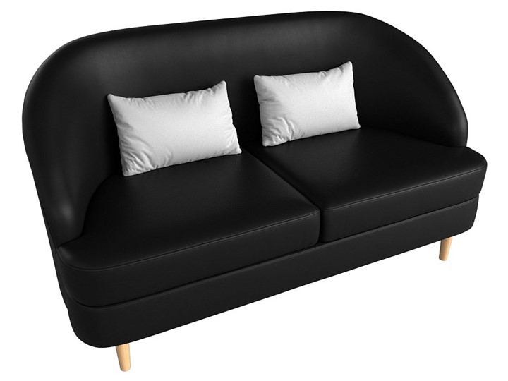 Офисный диван Атико, Черный/Белый (Экокожа) в Элисте - изображение 4