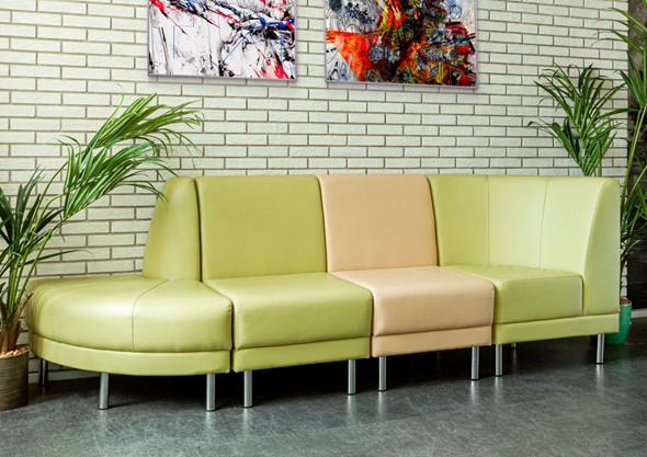 Офисный диван мягкий модульный Александрия 4-х местный в Элисте - изображение