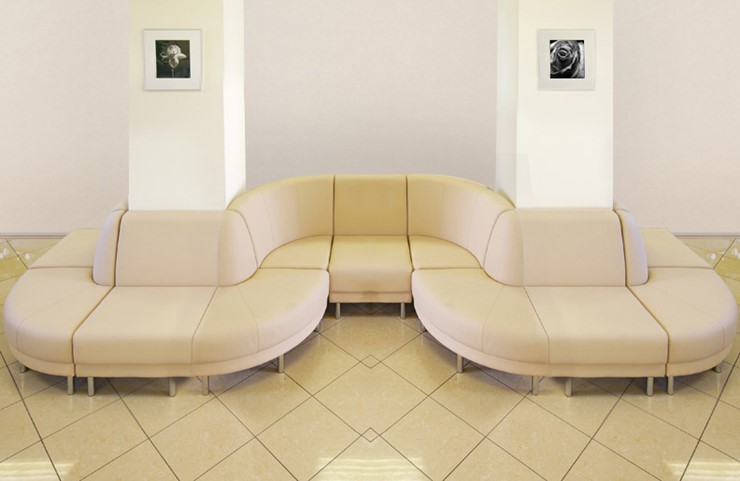Офисный диван модульный Александрия 7-ми местный в Элисте - изображение 4
